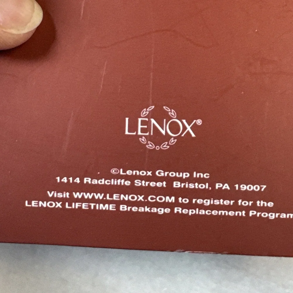 Lenox Starry Sentiments Angel Ornament, EXC/Mint - Never Displayed